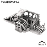 Tabletop Terrain Ruins Ruined Sawmill