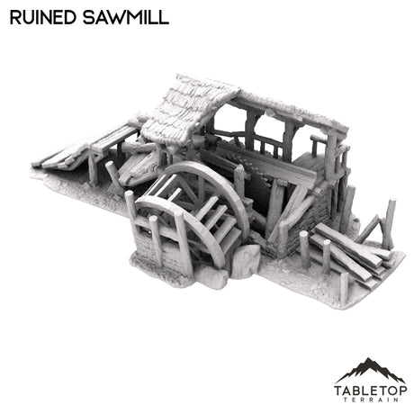Tabletop Terrain Ruins Ruined Sawmill