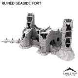 Tabletop Terrain Ruins Ruined Seaside Fort