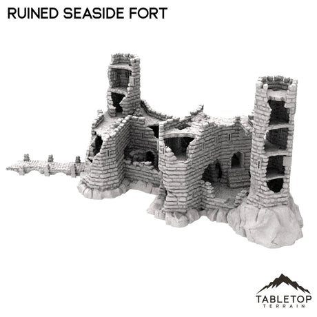 Tabletop Terrain Ruins Ruined Seaside Fort
