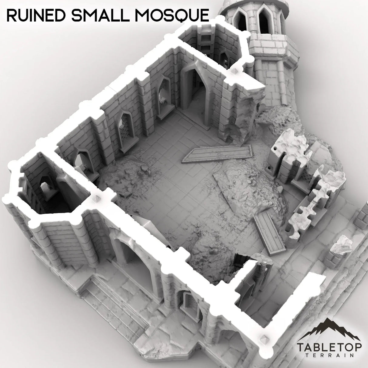 Tabletop Terrain Ruins Ruined Small Mosque