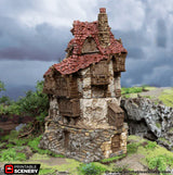Tabletop Terrain Ruins Ruined Tavern - Hagglethorn Hollow - Fantasy Ruins