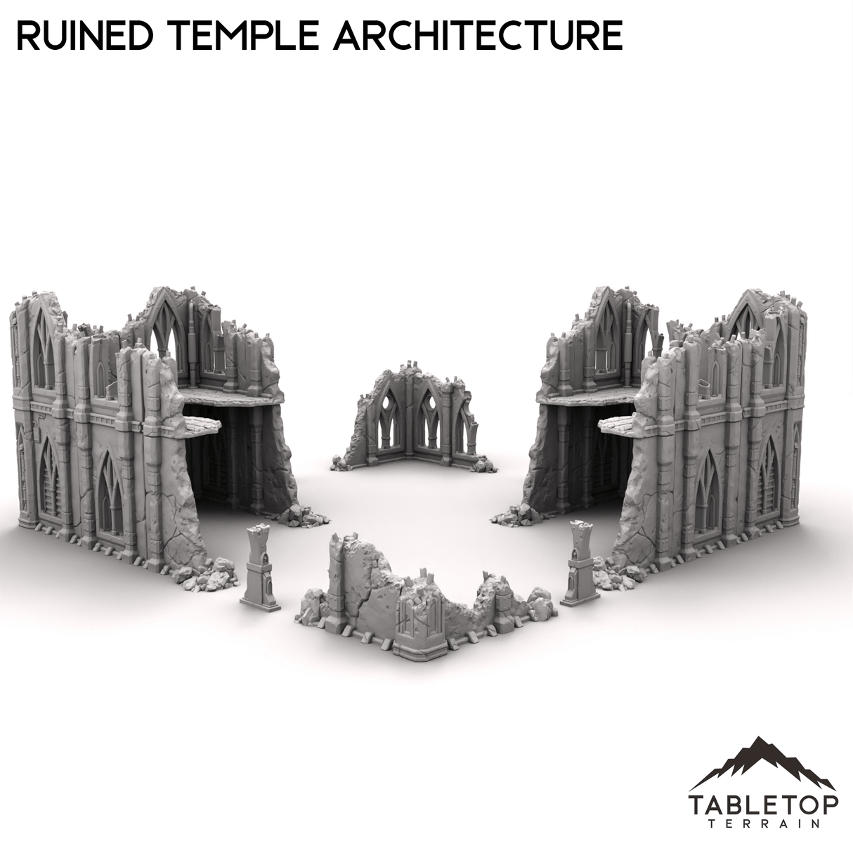 Tabletop Terrain Ruins Ruined Temple Architecture