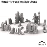 Tabletop Terrain Ruins Ruined Temple Exterior Walls