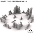Tabletop Terrain Ruins Ruined Temple Exterior Walls