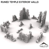 Tabletop Terrain Ruins Ruined Temple Exterior Walls