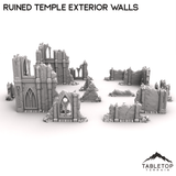 Tabletop Terrain Ruins Ruined Temple Exterior Walls