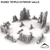 Tabletop Terrain Ruins Ruined Temple Exterior Walls