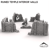 Tabletop Terrain Ruins Ruined Temple Interior Walls