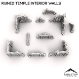 Tabletop Terrain Ruins Ruined Temple Interior Walls