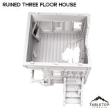 Tabletop Terrain Ruins Ruined Three Floor House