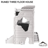 Tabletop Terrain Ruins Ruined Three Floor House