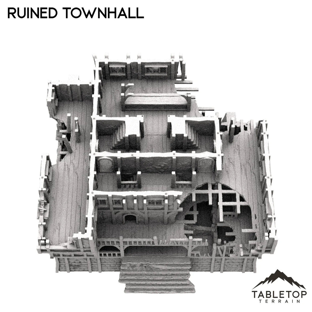 Tabletop Terrain Ruins Ruined Townhall
