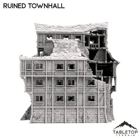Tabletop Terrain Ruins Ruined Townhall