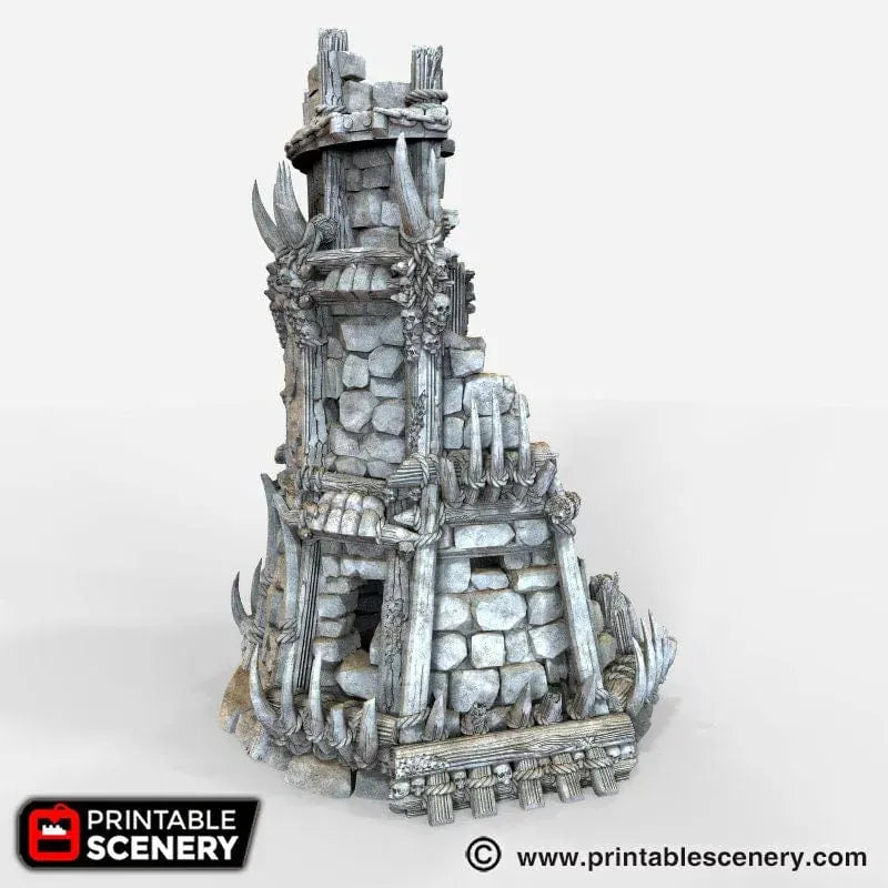 Tabletop Terrain Ruins Ruined Tribal Fort - Tribal Terrain