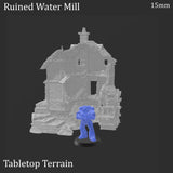 Tabletop Terrain Ruins Ruined Watermill - Fantasy Ruins