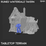 Tabletop Terrain Ruins Ruined Winterdale Tavern - Fantasy Building