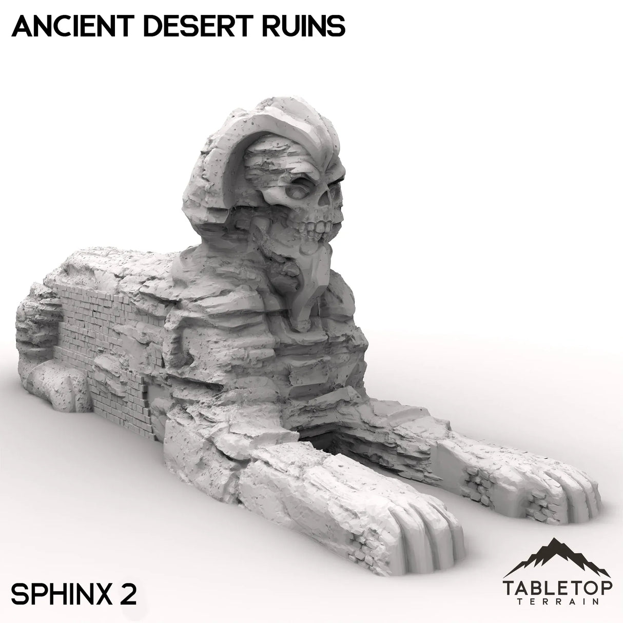 Tabletop Terrain Ruins Sphinx 2 / 32mm Ancient Desert Ruins
