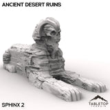 Tabletop Terrain Ruins Sphinx 2 / 32mm Ancient Desert Ruins