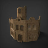 Tabletop Terrain Ruins Stalingrad Ruins A - WWII Building