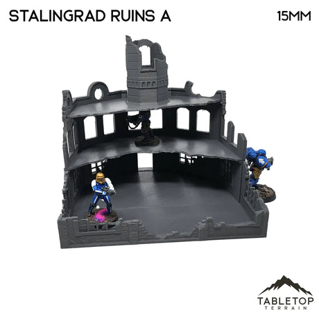 Tabletop Terrain Ruins Stalingrad Ruins A - WWII Building