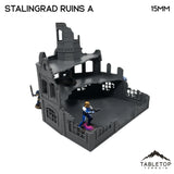 Tabletop Terrain Ruins Stalingrad Ruins A - WWII Building