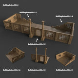 Tabletop Terrain Ruins Stalingrad Ruins B - WWII Building