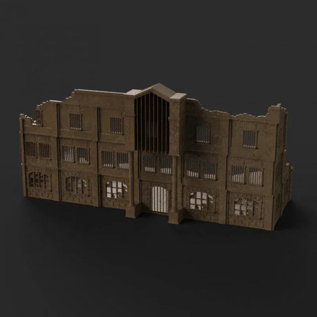 Tabletop Terrain Ruins Stalingrad Ruins B - WWII Building