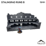 Tabletop Terrain Ruins Stalingrad Ruins B - WWII Building