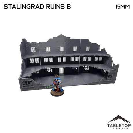 Tabletop Terrain Ruins Stalingrad Ruins B - WWII Building