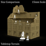 Tabletop Terrain Ruins Stalingrad Ruins D - WWII Building