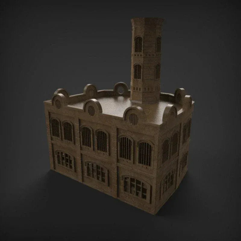 Tabletop Terrain Ruins Stalingrad Ruins E - WWII Building