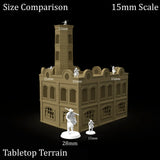 Tabletop Terrain Ruins Stalingrad Ruins E - WWII Building