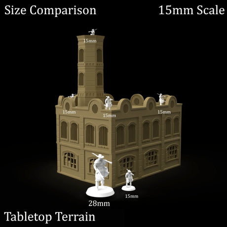 Tabletop Terrain Ruins Stalingrad Ruins E - WWII Building