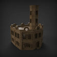 Tabletop Terrain Ruins Stalingrad Ruins E - WWII Building