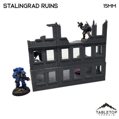 Tabletop Terrain Ruins Stalingrad Ruins - WWII Building
