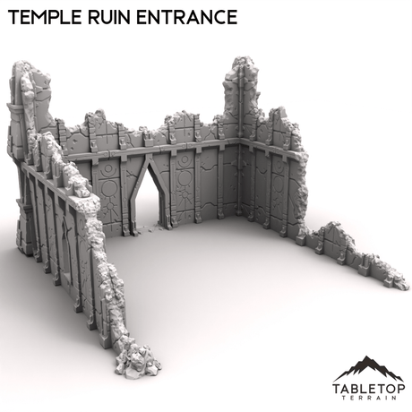 Tabletop Terrain Ruins Temple Ruin Entrance