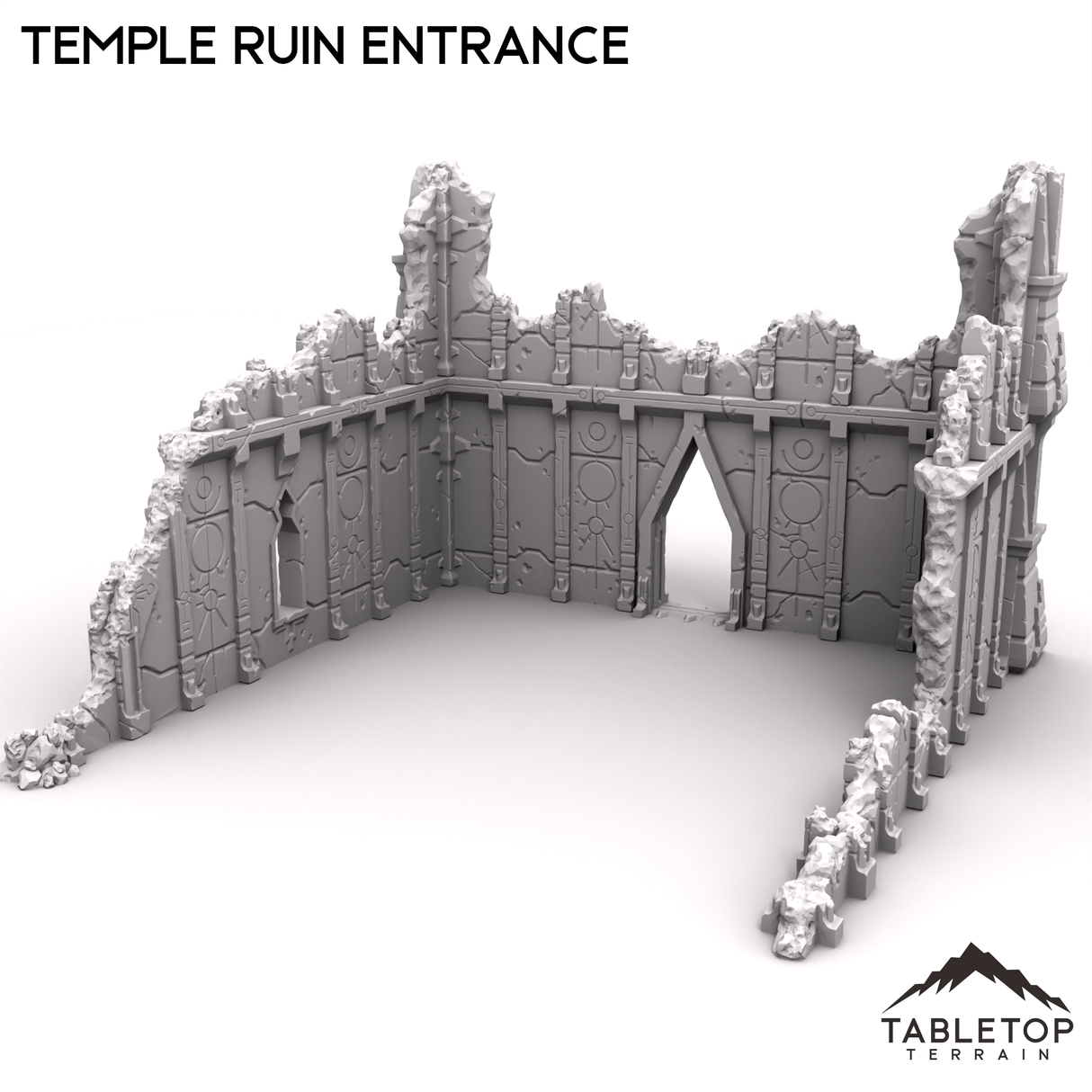 Tabletop Terrain Ruins Temple Ruin Entrance