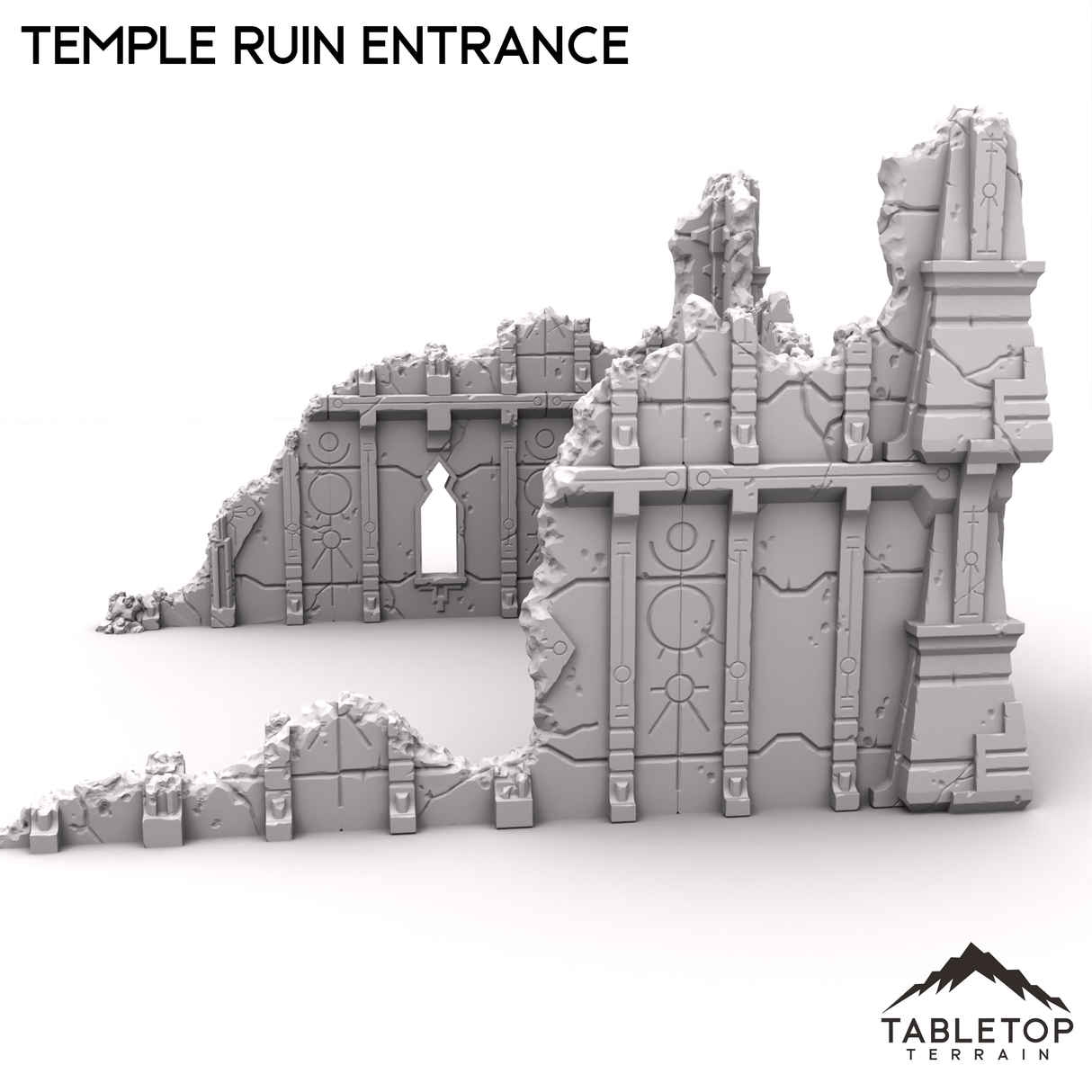 Tabletop Terrain Ruins Temple Ruin Entrance