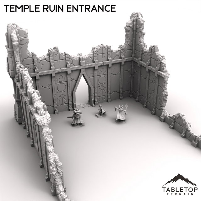 Tabletop Terrain Ruins Temple Ruin Entrance