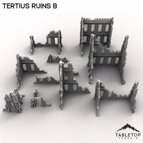 Tabletop Terrain Ruins Tertius Ruins B