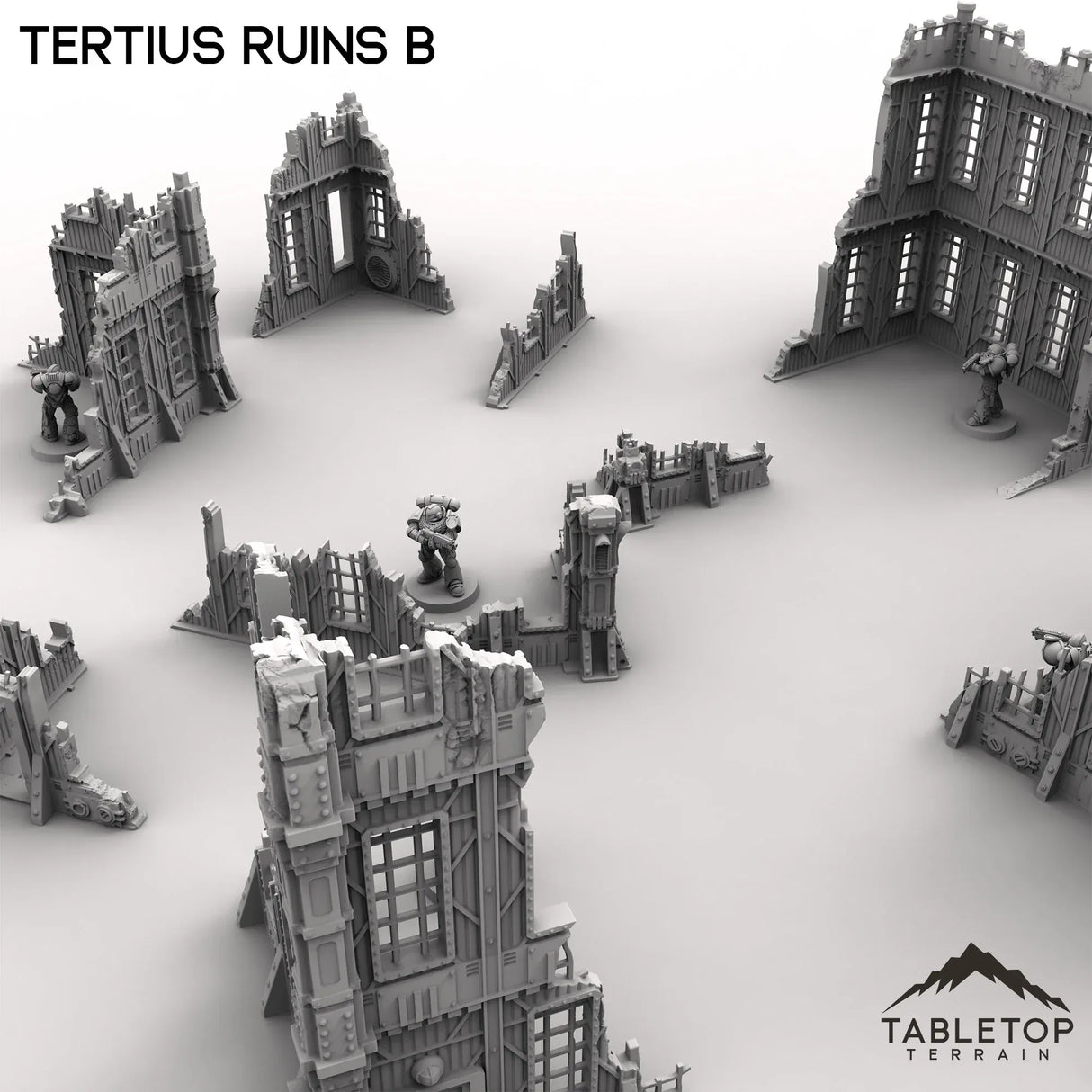 Tabletop Terrain Ruins Tertius Ruins B