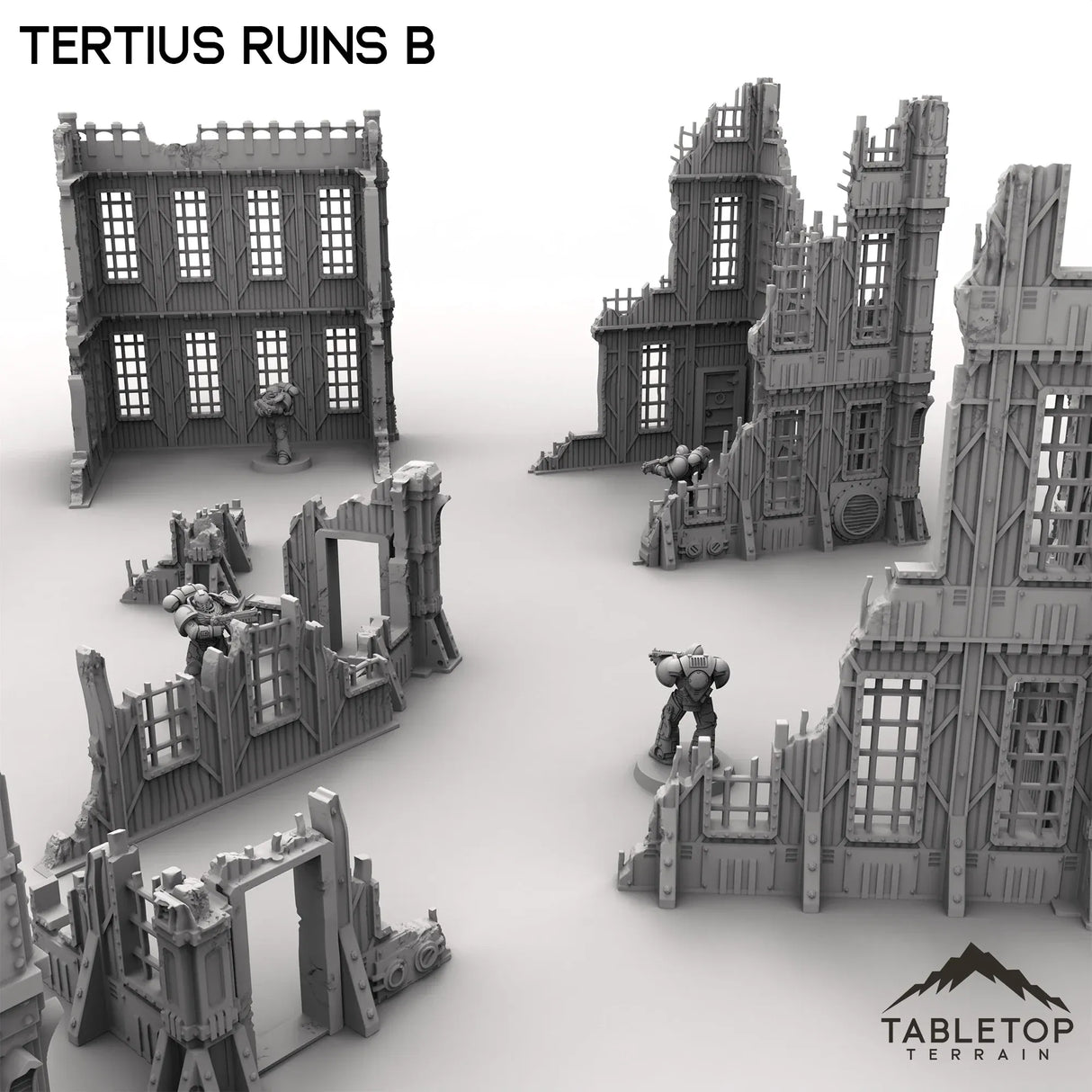Tabletop Terrain Ruins Tertius Ruins B