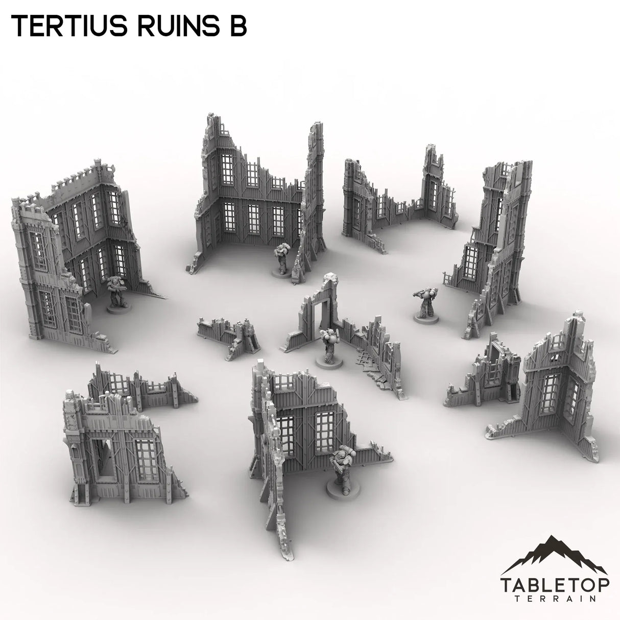 Tabletop Terrain Ruins Tertius Ruins B