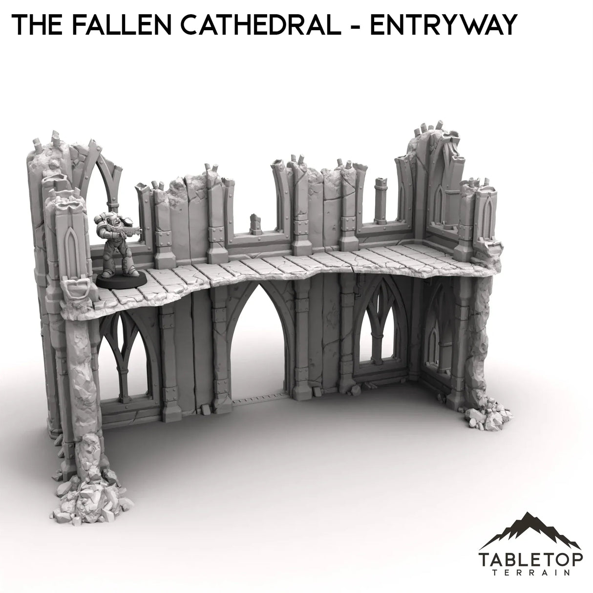 Tabletop Terrain Ruins The Fallen Cathedral - Entryway