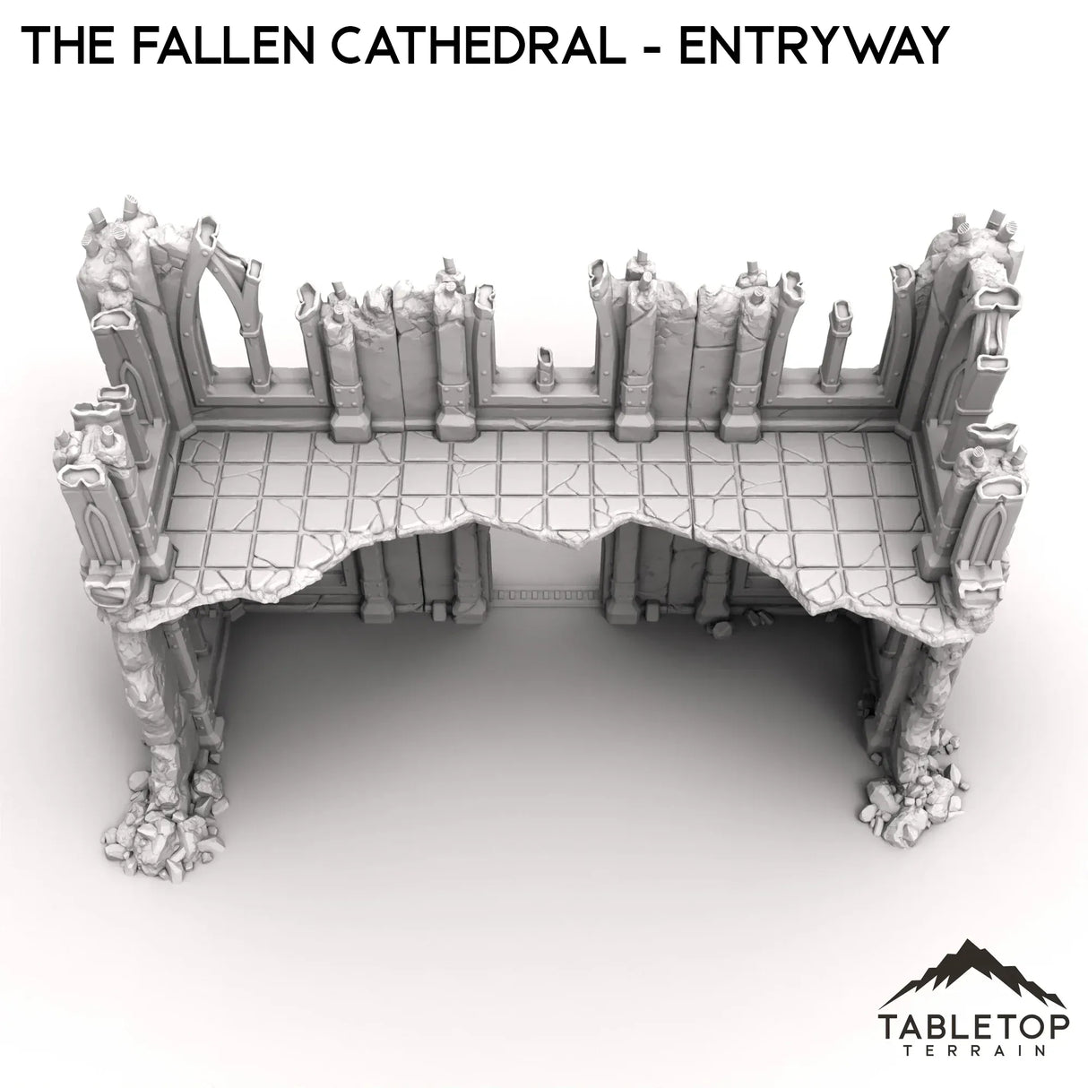 Tabletop Terrain Ruins The Fallen Cathedral - Entryway