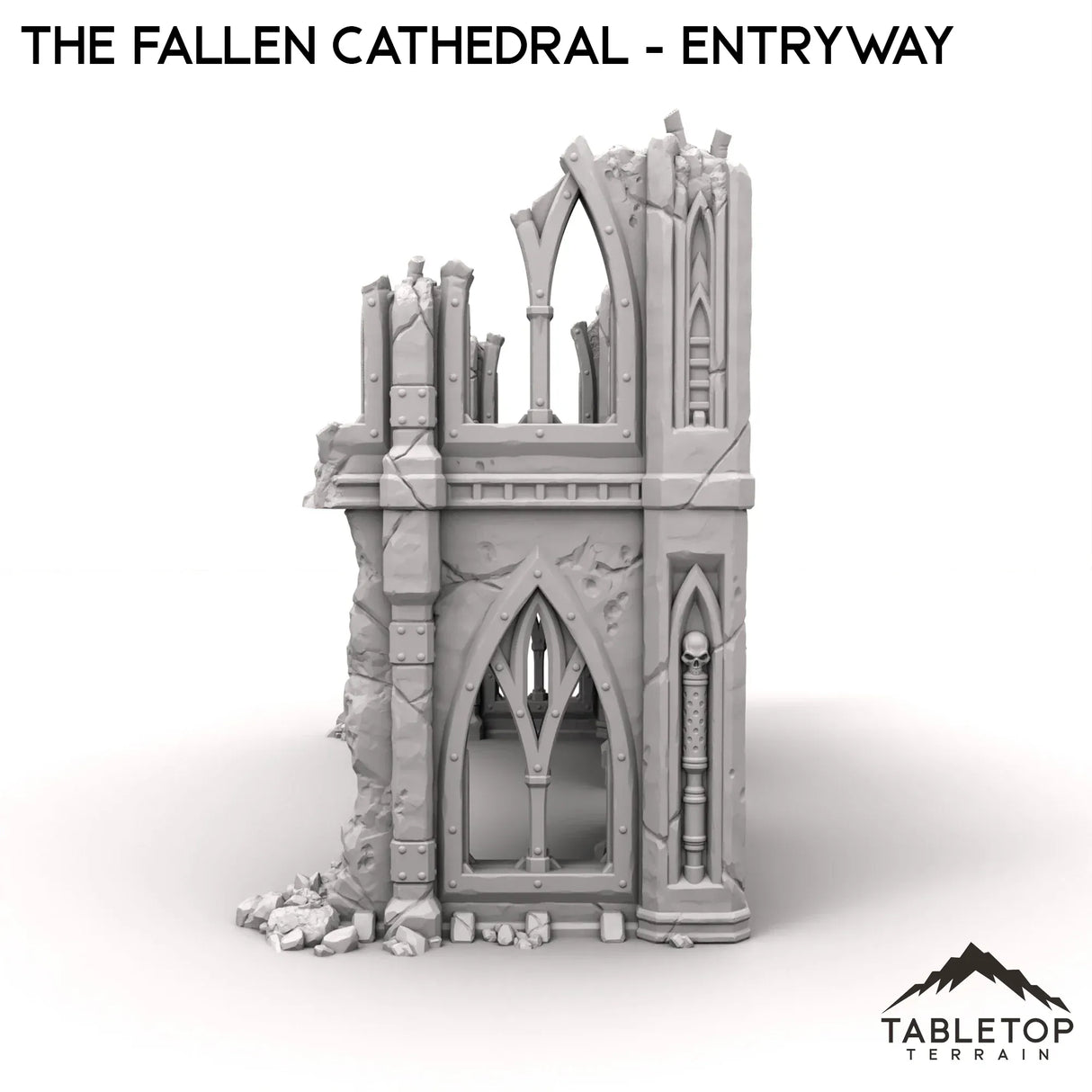 Tabletop Terrain Ruins The Fallen Cathedral - Entryway