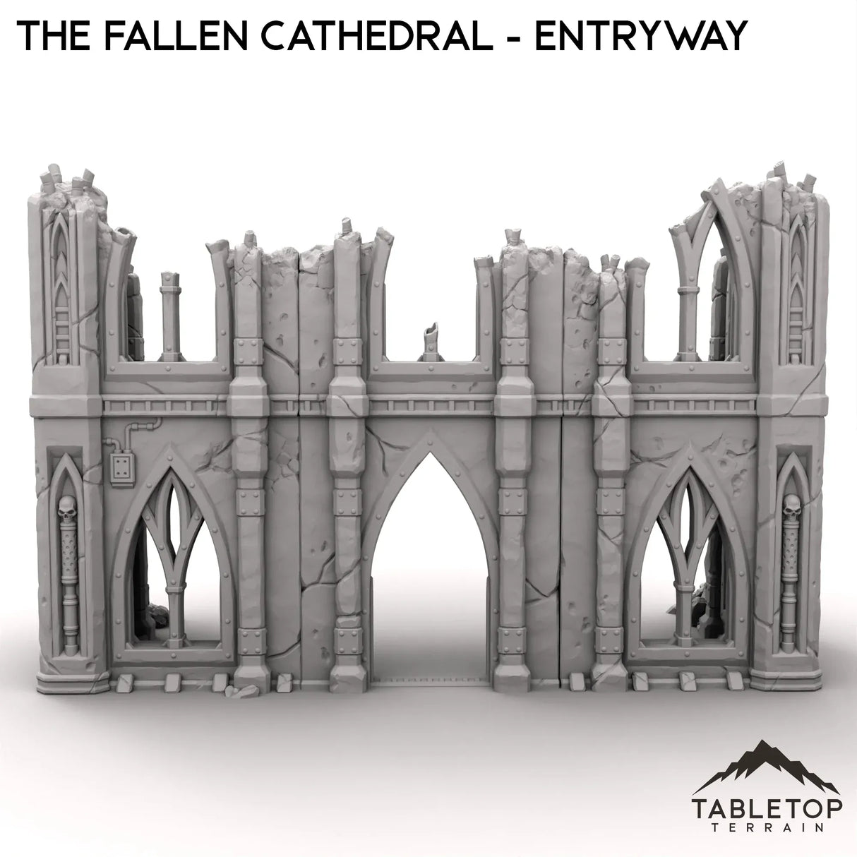 Tabletop Terrain Ruins The Fallen Cathedral - Entryway