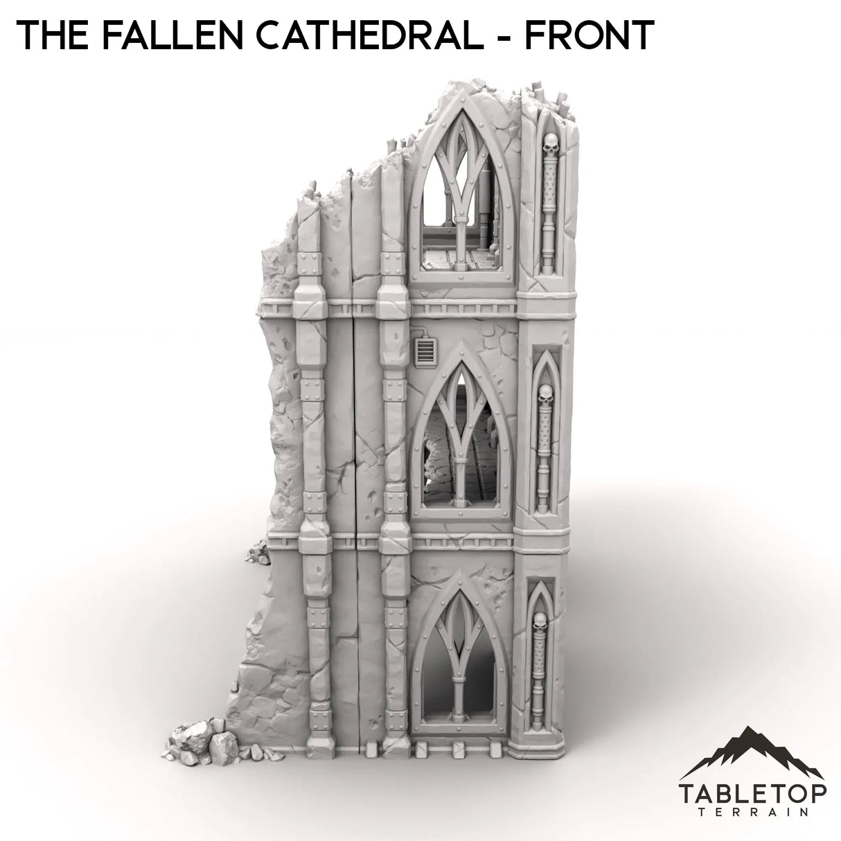 Tabletop Terrain Ruins The Fallen Cathedral - Front