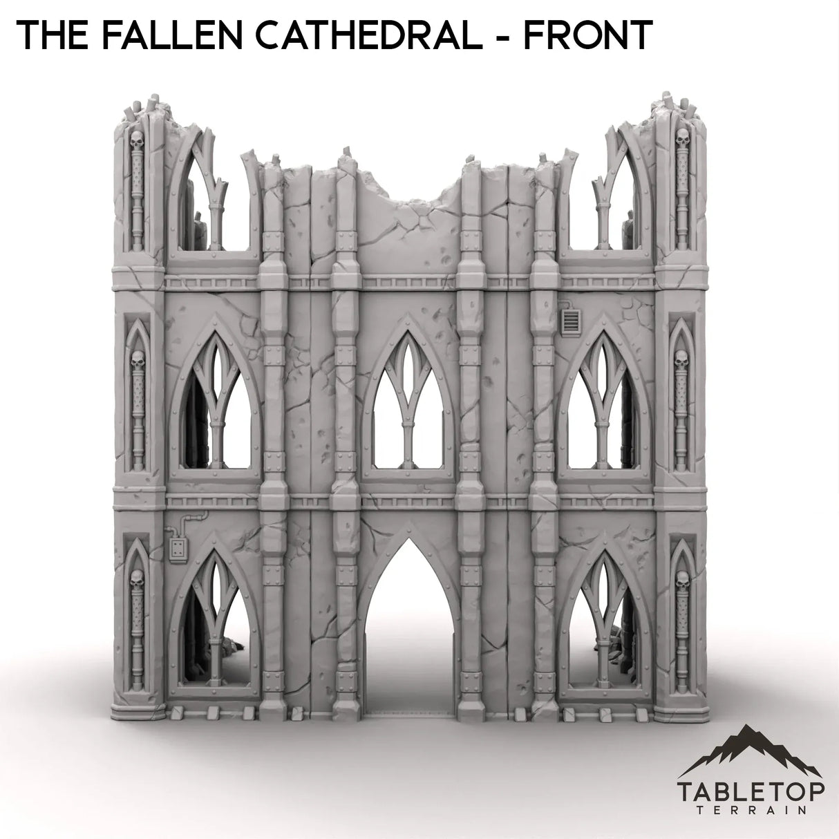 Tabletop Terrain Ruins The Fallen Cathedral - Front